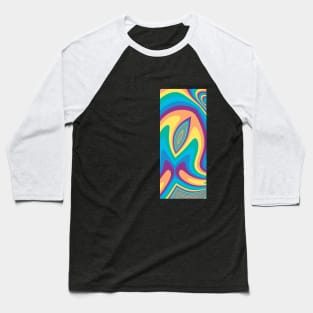 swirling abstract Baseball T-Shirt